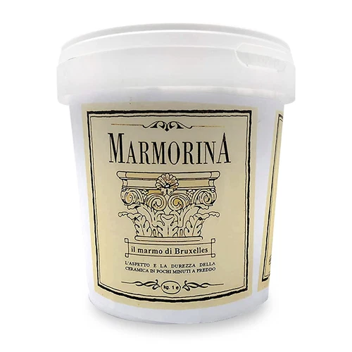 PROCHIMA Marmorina Bianca Polvere Mescolabile con Acqua Simile alla Cera
