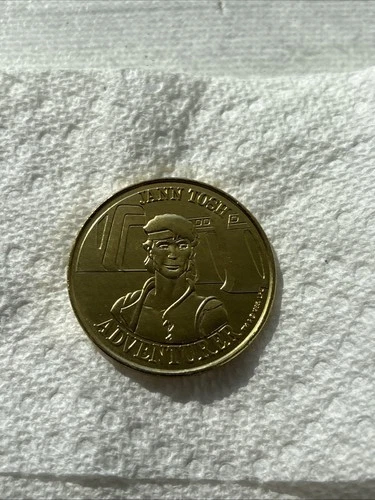 Vtg Star Wars Droids Cartoon Line Jann Tosh Collectors Coin 1985 Kenner