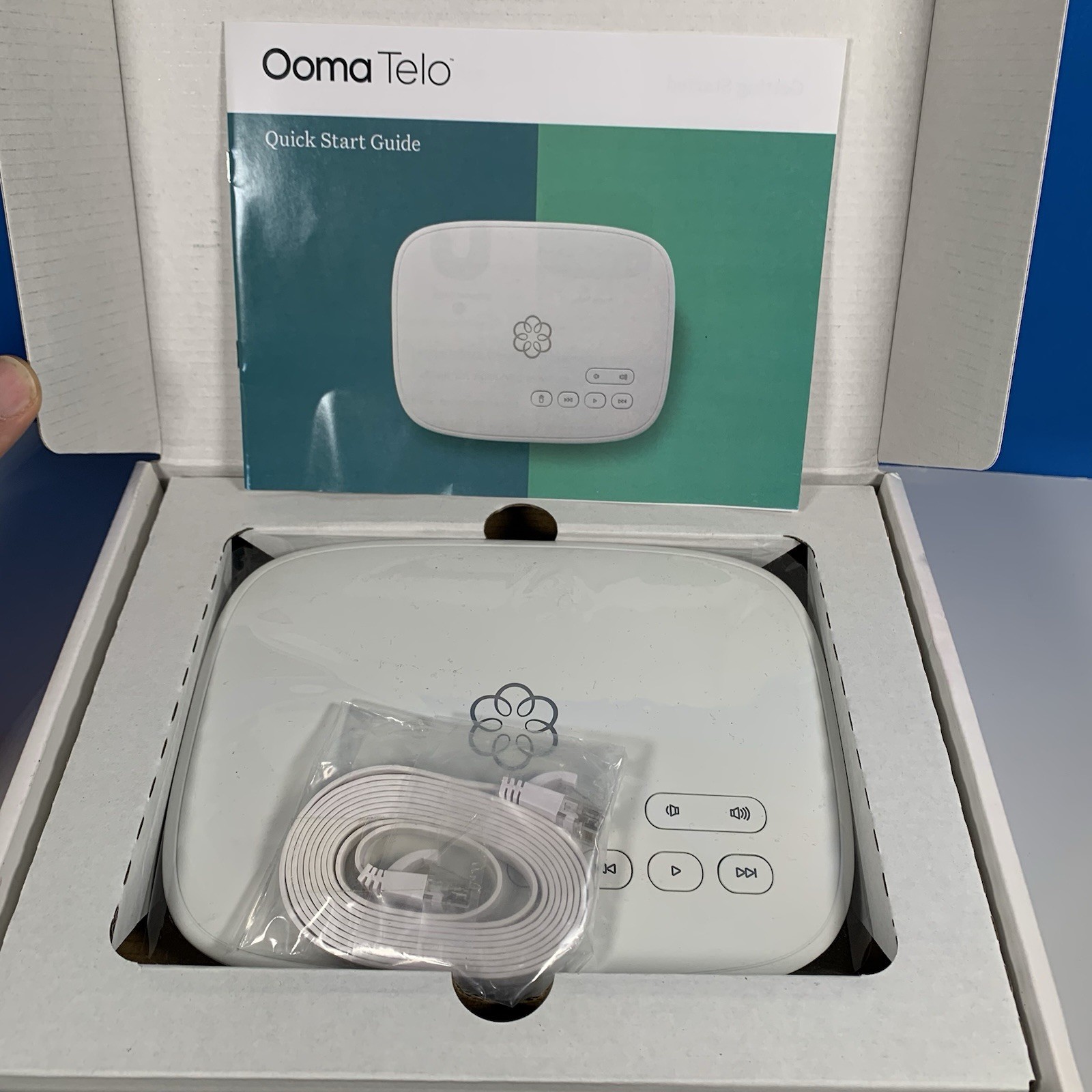 Ooma Telo Home Phone Service HD Voice Free Nationwide Calling Easy Install