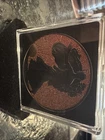 2025 U.S. Eagle Black & Orange Topaz Edition 1 oz Silver Coin, Mintage 250.