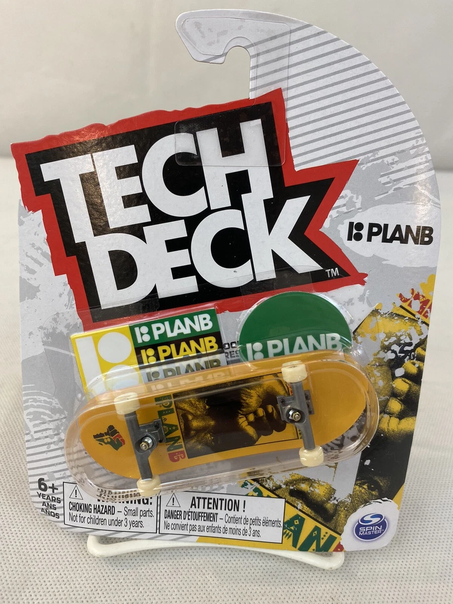 Tech Deck PLANB Tom Fynn Yellow Black 6047166 New Fingerboard Fast Ship  778988191323