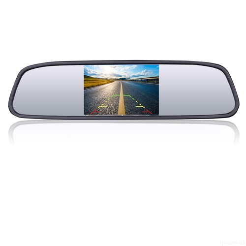 4.3" Screen Mirror Rear Monitor Reversing Backup Camera For Ford Transit Connect - Picture 10 of 24