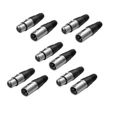 XLR Stecker Kupplung  Stecker  Buchse Mikrofo...