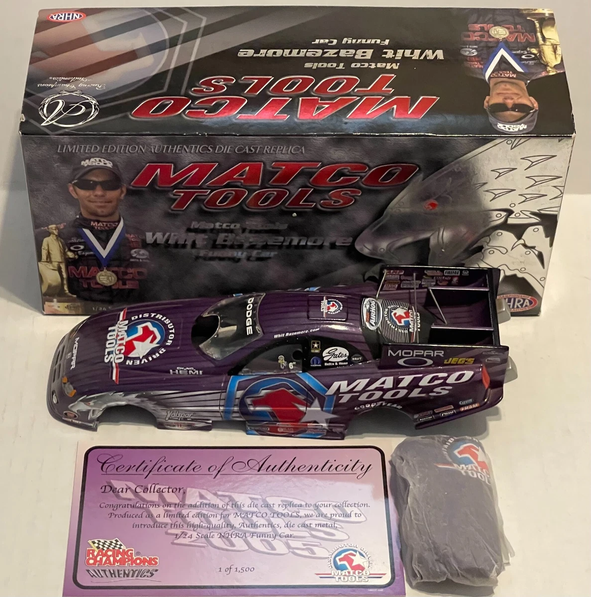 Racing Champions 1:24 Diecast NHRA Funny Diecast Racing Cars for