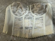 VINTAGE YOUNG SMOOTHIE BACKLESS BRA SIZE 36 B. BEIGE
