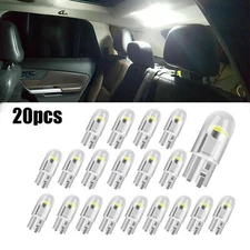 20Pcs White LED Interior Map Dome License Plate Light Bulbs T10 194 168 W5W 2825