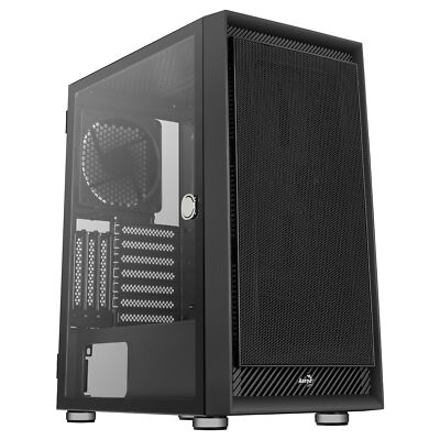 Aerocool ACCM-PB24013.11 Geh AeroCool Midi Graphite black v1 MicroATX/ATX/MiniIT