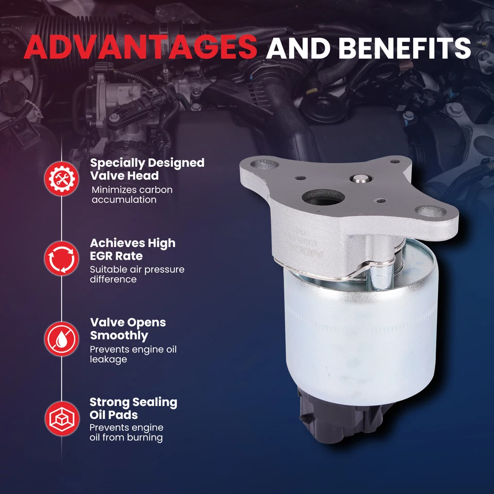 Válvula EGR para Chevrolet Lumina Buick Regal LeSabre Jaguar XJ Oldsmobile Pontiac Foto 4 de 4