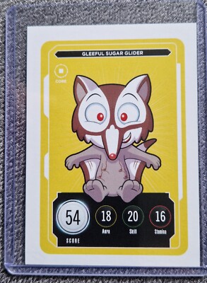 Gleeful Sugar Glider Core Veefriends 2 Compete And Collect Trading Card Zerocool