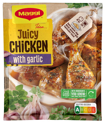 MAGGI JUICY CHICKEN with Garlic Spice Mix Quick Marinade Seasoning 30g