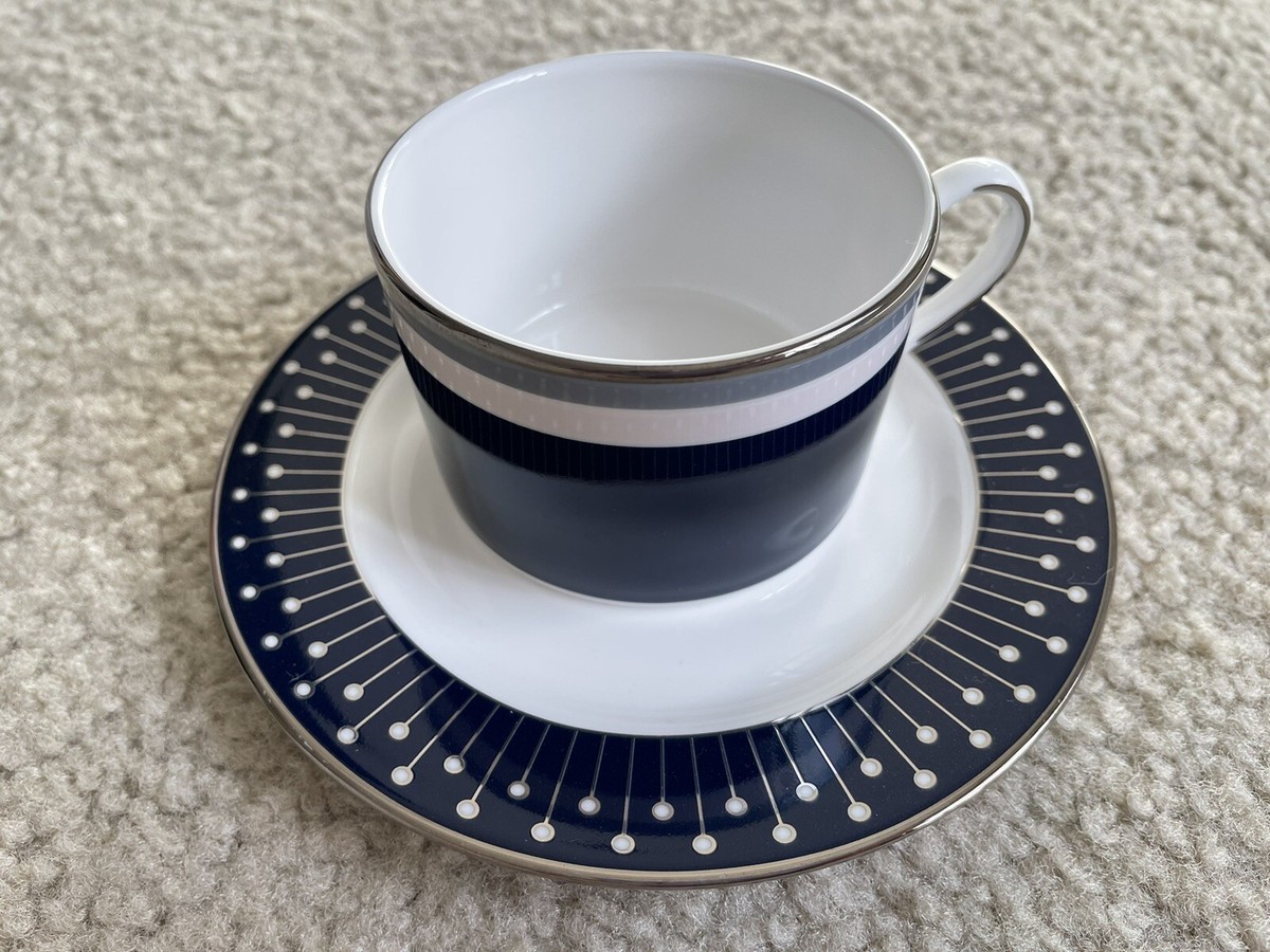 Kate Spade New York Lenox Mercer Drive Cup Bread Plate Set Blue