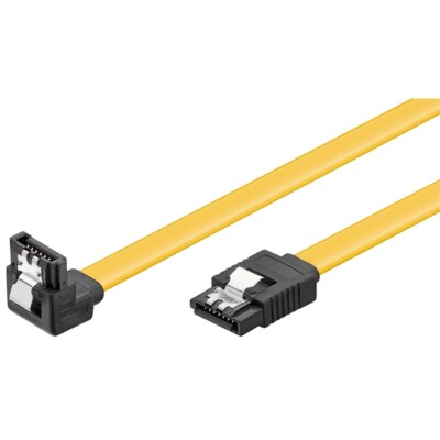 SATAIII-Daten-Kabel 30cm für Festplatten+Laufwerke beidseitig SATA-Stecker 0,3m