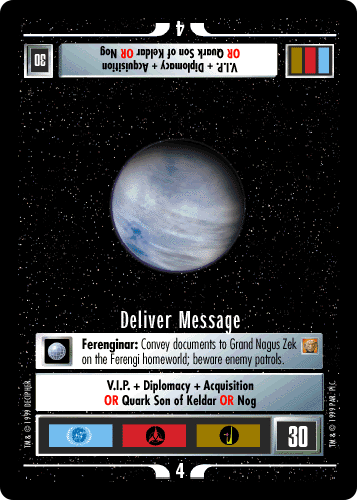 STAR TREK RULES OF ACQUISITION CCG SINGLE RARE CARDS MINT Mission - Bild 5 von 8