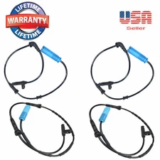 4 PCS ABS Wheel Speed Sensor Front Rear Left Right for MINI Cooper R50 R52 R53