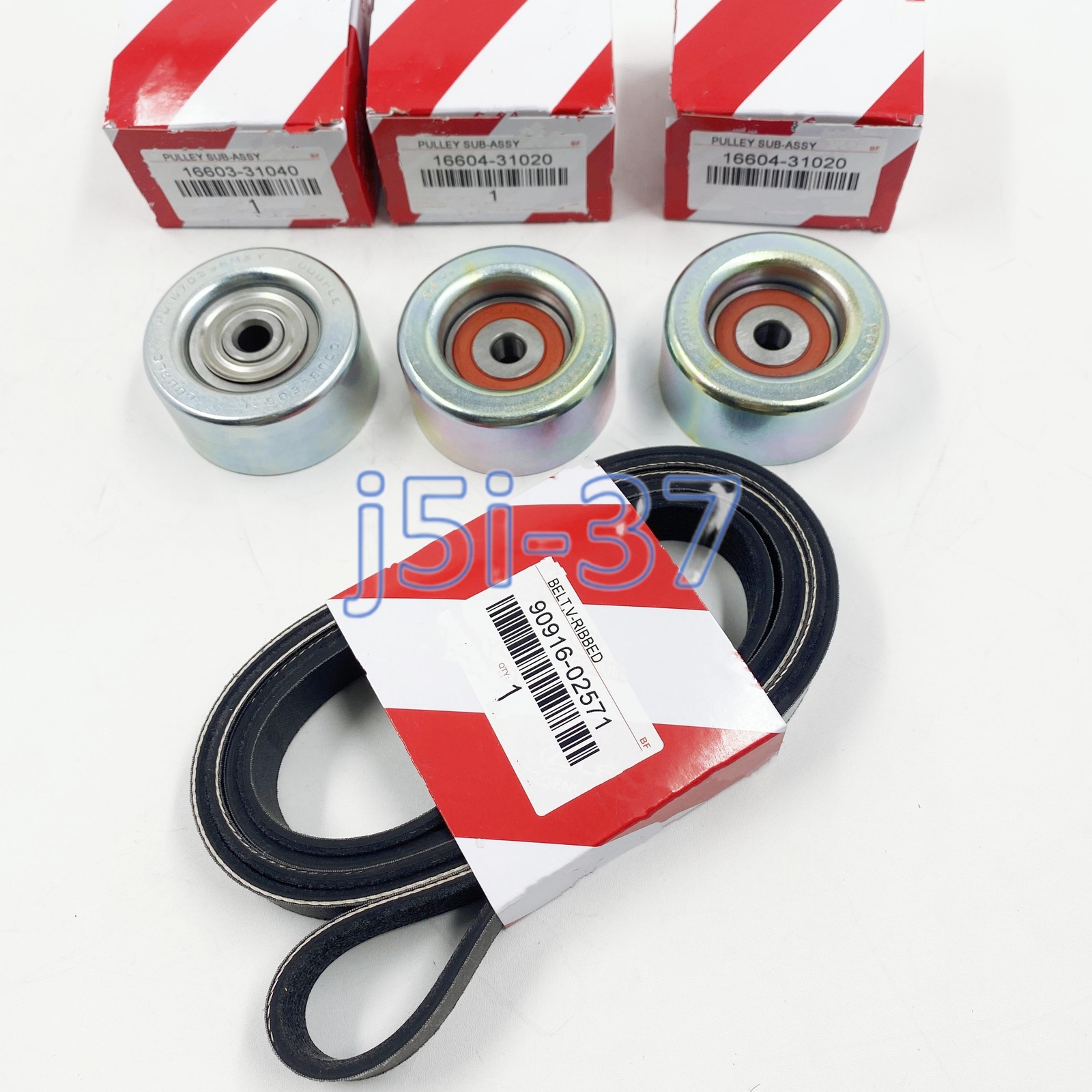 NEW For 2005-2014 Toyota Tacoma V6 4.0L 1GRFE Belt & Idler Pulley Kit USA