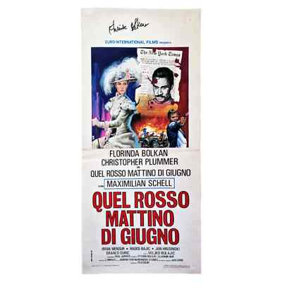 Florinda Bolkan Signed Poster Poster Poster 1976 That Red June Morning