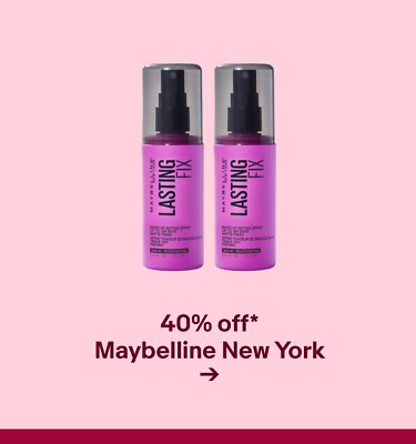 40% off* Maybelline New York
