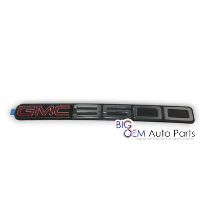 Genuine OEM GM Tailgate Nameplate Emblem – SLE, Chrome, 2007-2015 GMC Sierra/Terrain
