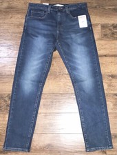 Levis Signature Levi Strauss Super Flex Tapered Leg Boys Jeans sz 16 inseam 28"