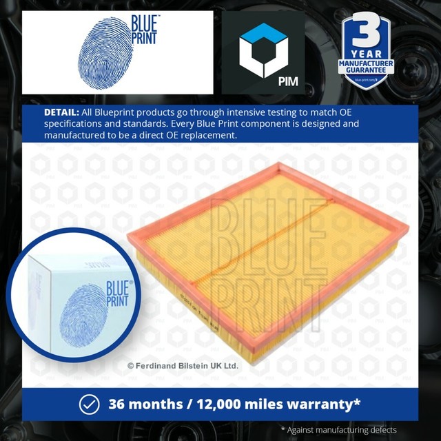Ford KA 1.6 Air Filter 00 to 08 Blue Print Genuine Top Quality