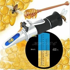 Refraktometer Honig Imker Wasser Zucker Gehalt, Brix: 58-90% Wasser: 10-33% Nen
