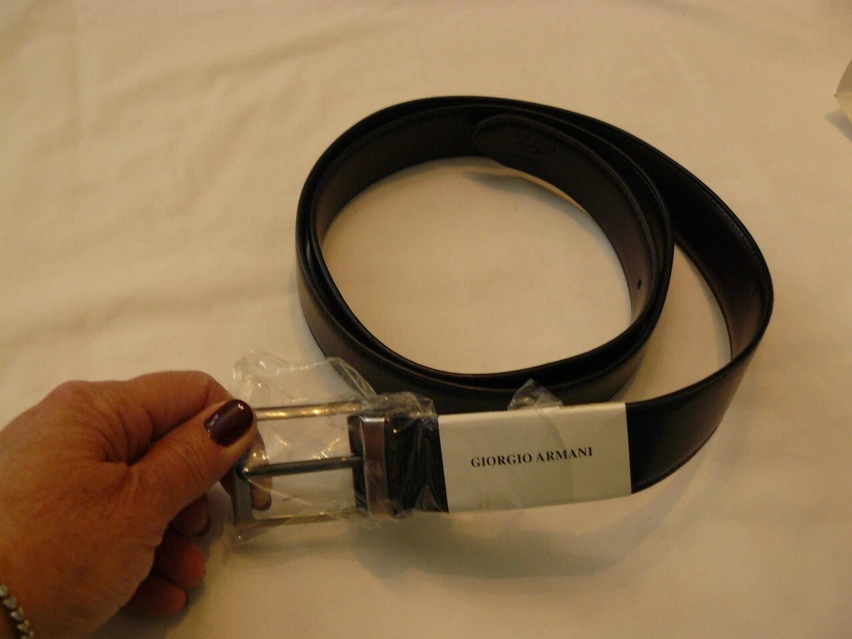 Black and brown reversible and adjustable belt