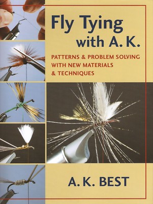 BEST A.K. AK FLYTYING FISHING BOOK FLY TYING WITH A.K. hardback BARGAIN new