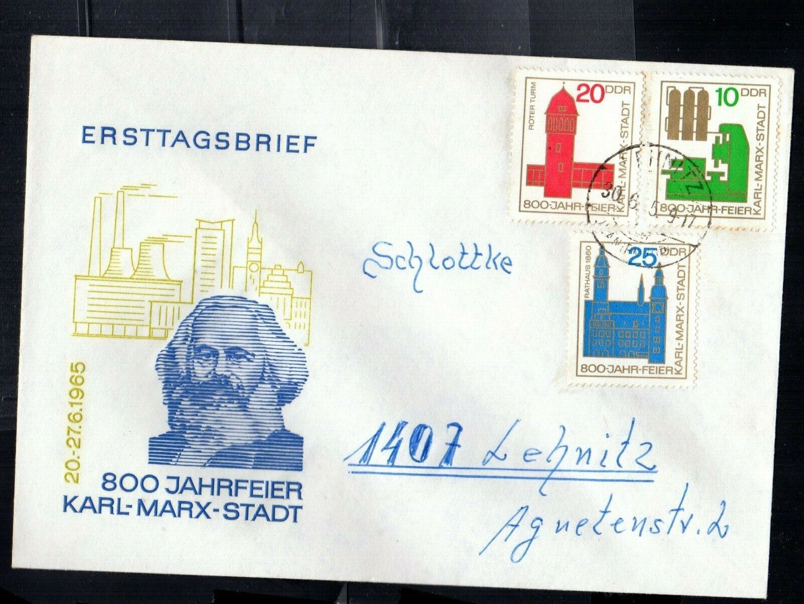 Regular store ebay 01308 Germany DDR 67% OFF of fixed price Blackpool Negweny FDC