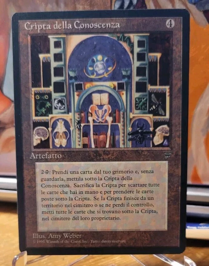 Mtg KNOWLEDGE VAULT Italian NM Legends Reserve List - Image 3 of 4