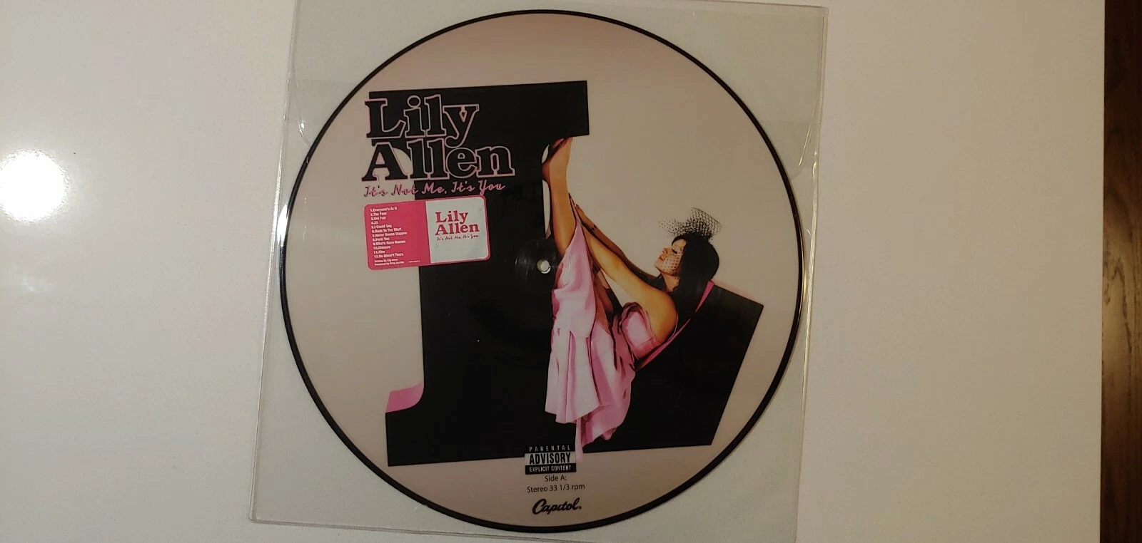 Lily Allen-IT'S NOT ME IT'S YOU - Limited Edition PICTURE DISC LP VINYL 