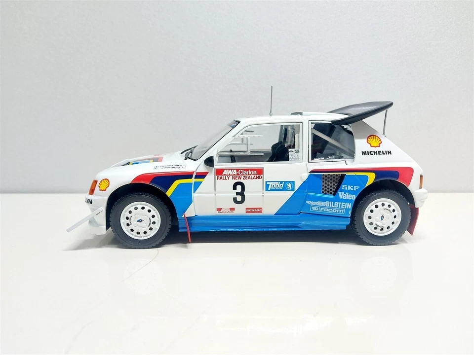 Peugeot 205 T16 Evo 2 World Champion Rally 1986 #3 Kankkunen - 1/18 - Immagine 4 di 4