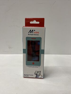 M+ Kids Bluelight Glasses & Pouch Bluelight Protection from Digital Devices
