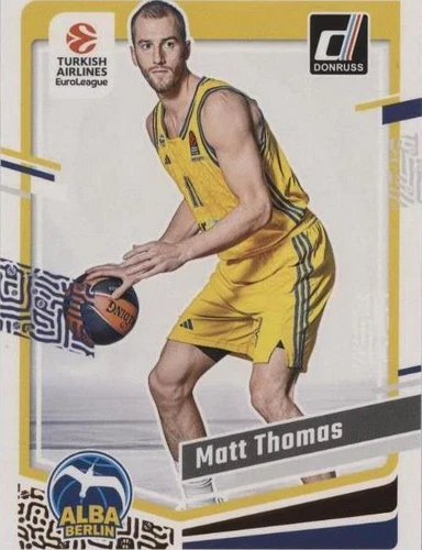 2023-24 Panini Donruss EuroLeague - Matt Thomas #3