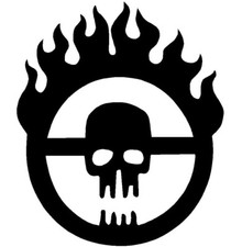 Mad Max Fury Road Skull Logo Vinyl Decal Car Window Laptop Sticker