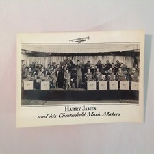 Vintage 1940's B&W Promotional Photograph Harry James Chesterfield Music Makers