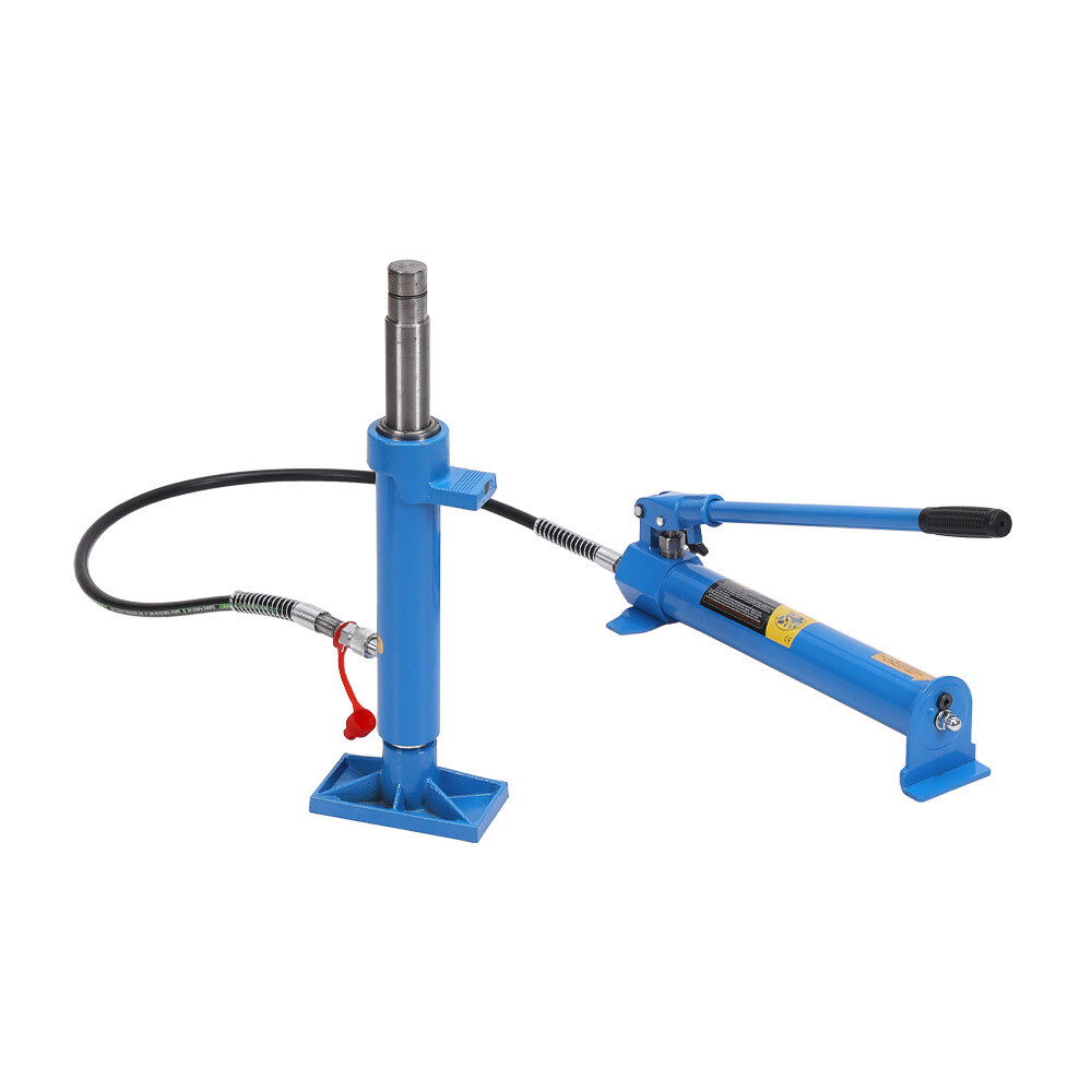 10 Ton Pull Back Ram Porta Power Hydraulic Puller Ram W/Hooks 26" Long 5" Pull E - Foto 7