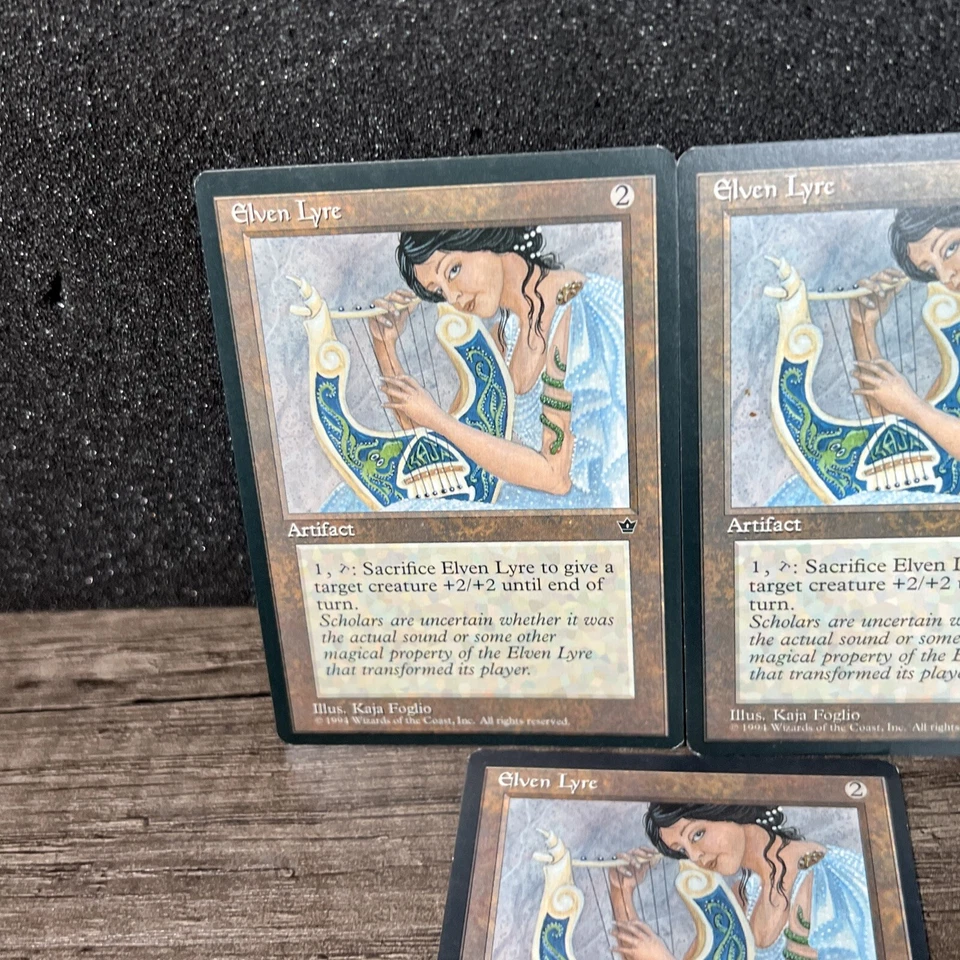 Elven Lyre Fallen Empires Magic The Gathering MTG Rare 3 - Image 4 of 4