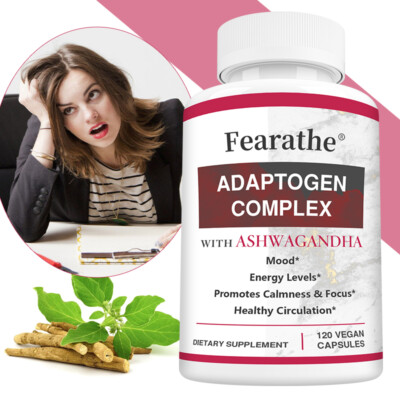 Ashwagandh Daily Adaptogen Formula, 30 To 120 Capsules