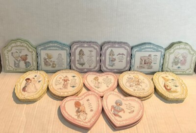 Vintage Precious Moments 1994 Porcelain Wall Plaque Multi Design