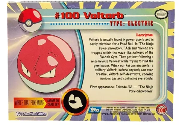 Pokemon #100 Voltorb Common Picture - For Pokemon Go Players
