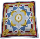 Rare French Army Silk Scarf E.A.G. Angers École du Génie Military Souvenir 29x30