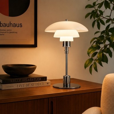 Art Deco Table Lamp Inspired by Poul Hemingsen's PH-3 1/2-2 1/2 Design in 1924
