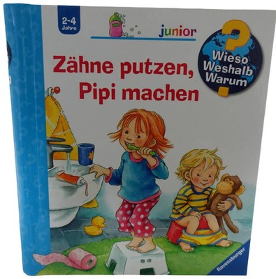Ravensburger WWW junior 52 Zähne putzen, Pipi machen Spiralbindung 2-4 Jahre
