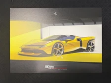 Ferrari 849 Testarossa Spider Lithograph Limited Production Rare