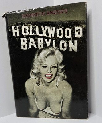 Hollywood Babylon by Kenneth Anger 1975 Hardcover with Dust Jacket