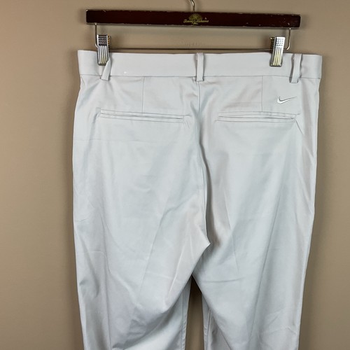Nike Golfhose Herren 32 x 32 Lt grau beige flach gerade leichtes Polyester - Bild 5 von 12