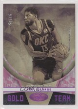 2019-20 Certified Gold Team Mirror Camo 1/25 Paul George #30 7y2