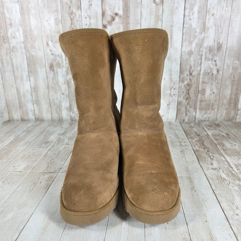 Botas UGG Australia Bailey Botón Doble Cara Castaño Piel de Oveja Forradas Para Mujer 8 Foto 4 de 4
