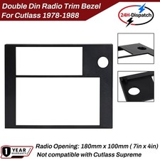 For 78-88 Cutlass Double Din Dash Radio Trim Bezel Panel 7 Double Din Screens