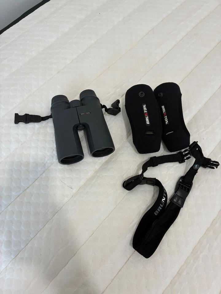 BRUNTON ETERNA 15X51 BINOCULAR Grey /w Cover Strap BaK-4 prism - Image 2 of 4